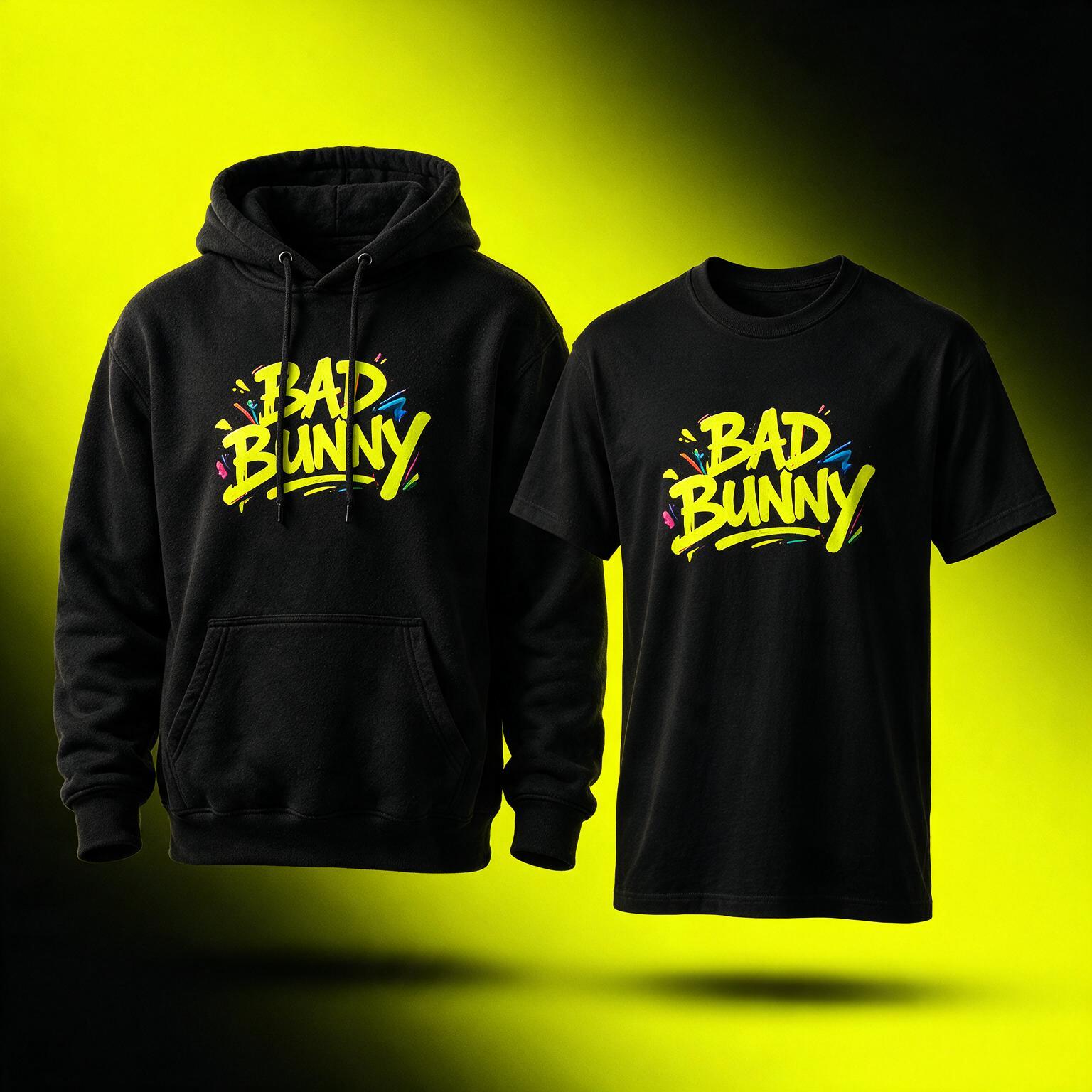 Polera y polerón DTF Bad Bunny