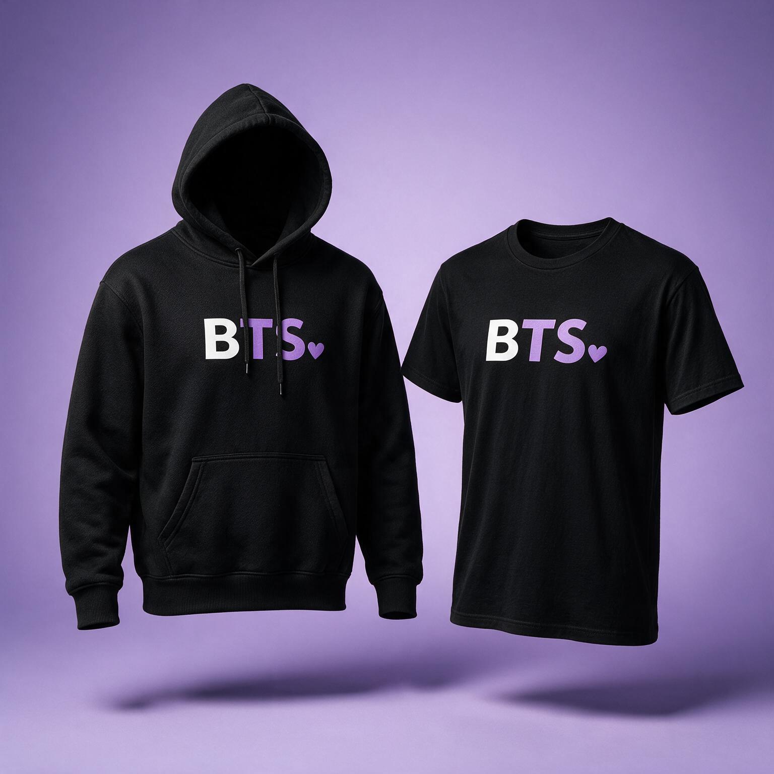 Polera y polerón DTF BTS