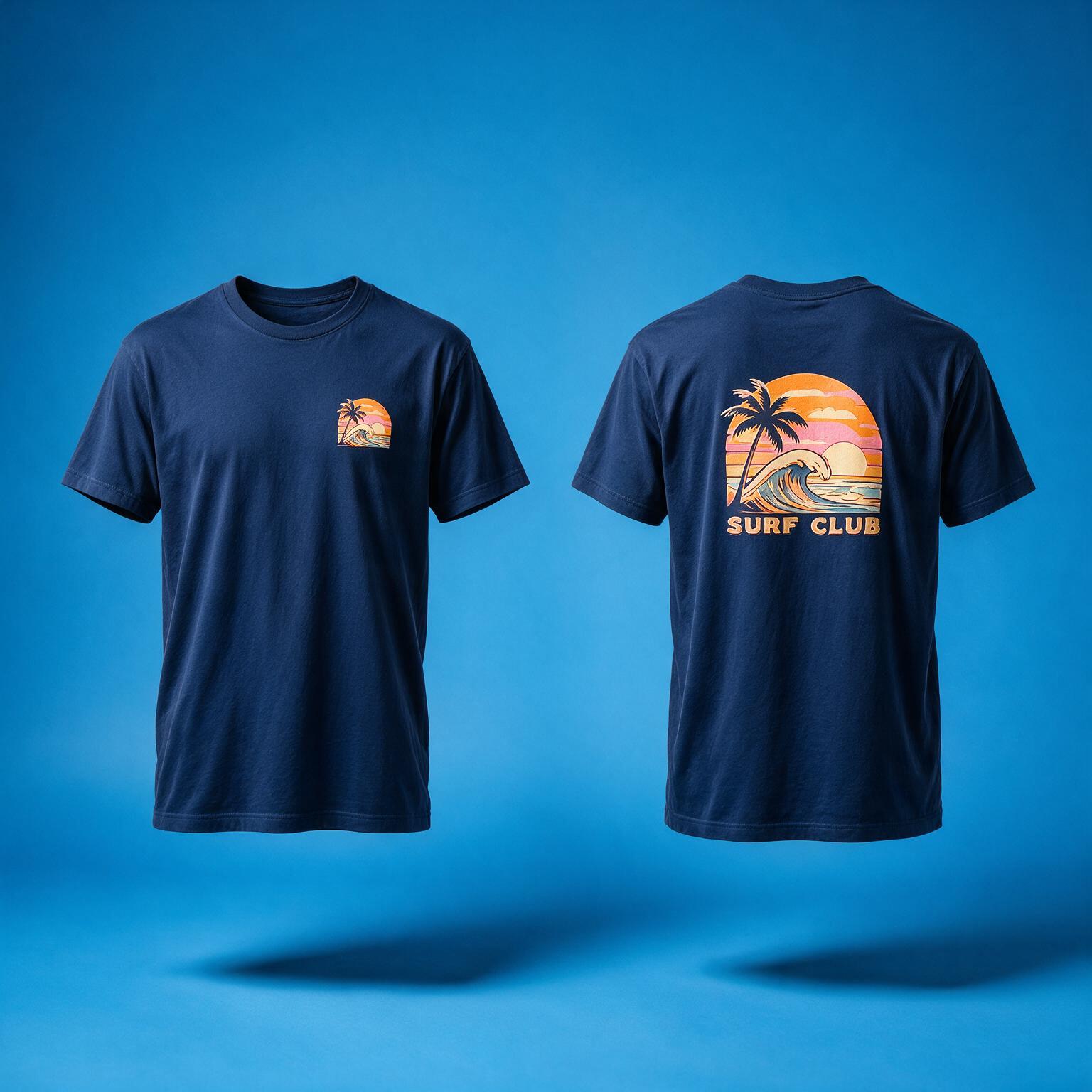 Polera DTF personalizada Surf Club